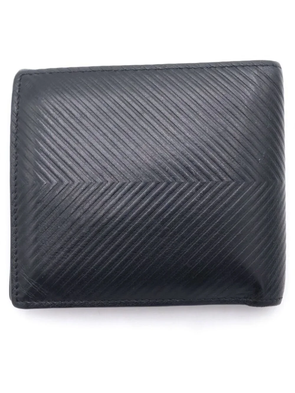 Loewe Bifold Leather Coin Wallet Black